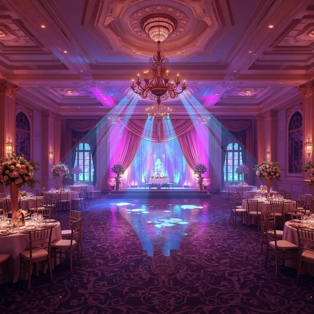 Elegant venue transformation